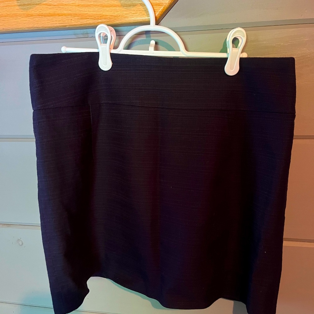 J Crew navy mini skirt